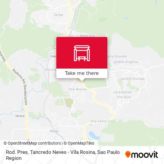 Rod. Pres. Tancredo Neves - Vila Rosina map
