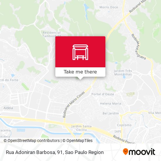 Rua Adoniran Barbosa, 91 map
