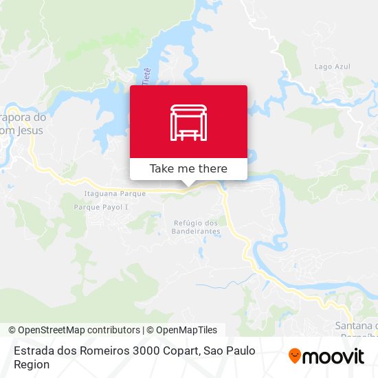 Estrada dos Romeiros 3000 Copart map