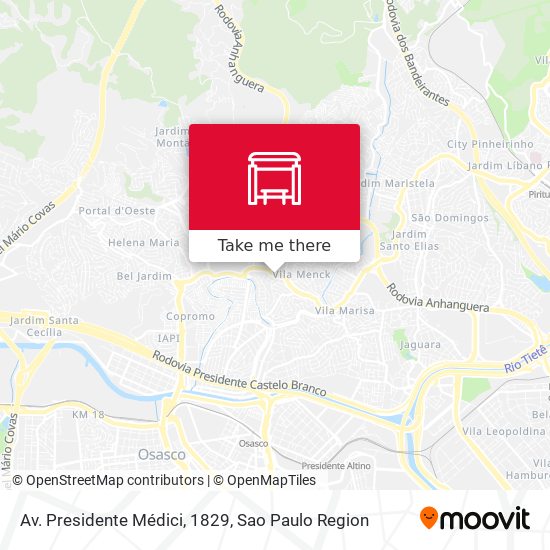 Av. Presidente Médici, 1829 map