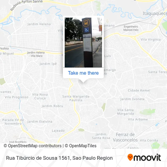 Rua Tibúrcio de Sousa 1561 map