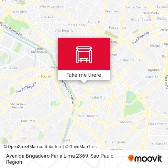 Avenida Brigadeiro Faria Lima 2369 map