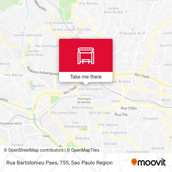 Rua Bartolomeu Paes, 755 map