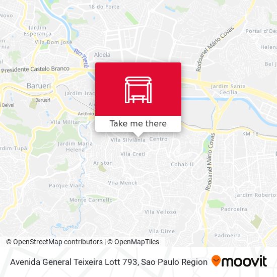 Avenida General Teixeira Lott 793 map