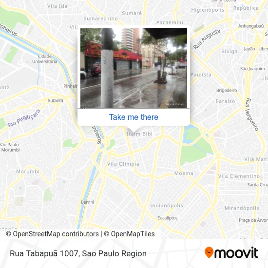 Rua Tabapuã 1007 map