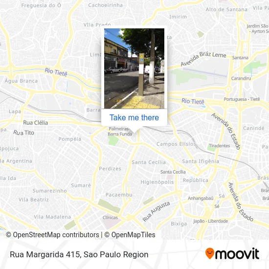 Rua Margarida 415 map