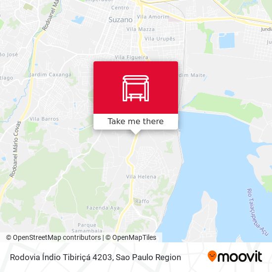 Rodovia Índio Tibiriçá 4203 map