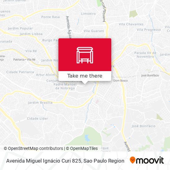 Avenida Miguel Ignácio Curi 825 map