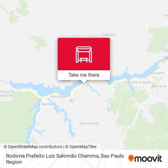 Rodovia Prefeito Luiz Salomão Chamma map