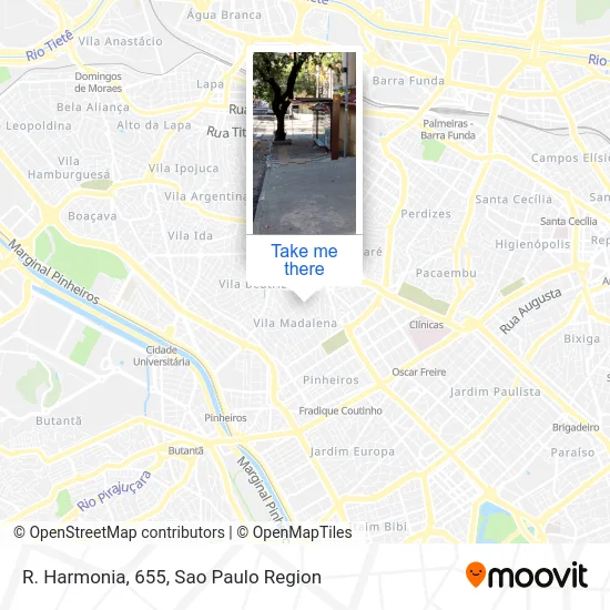 R. Harmonia, 655 map