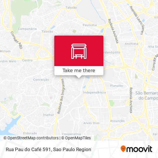 Rua Pau do Café 591 map