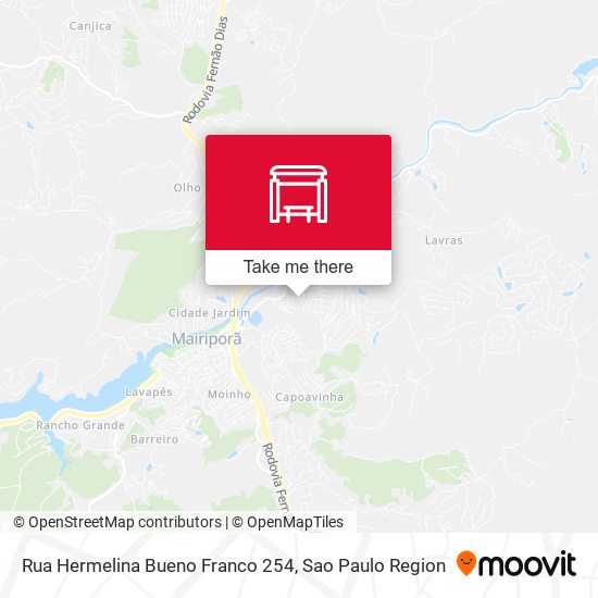 Rua Hermelina Bueno Franco 254 map