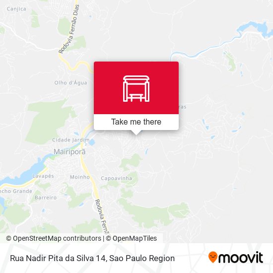 Rua Nadir Pita da Silva 14 map