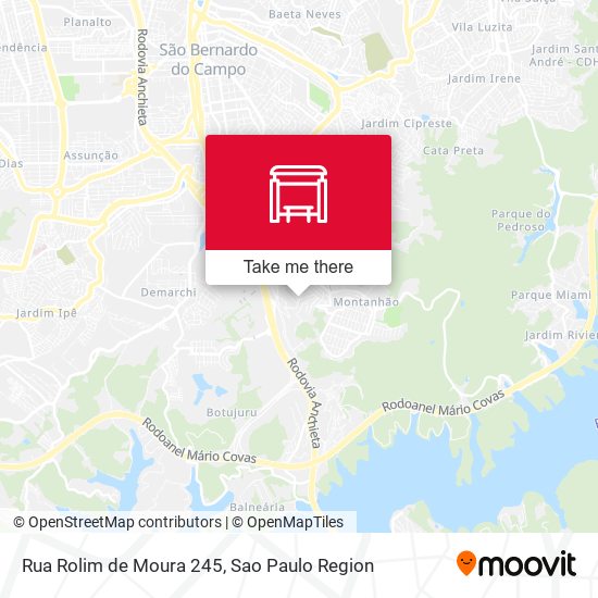 Mapa Rua Rolim de Moura 245