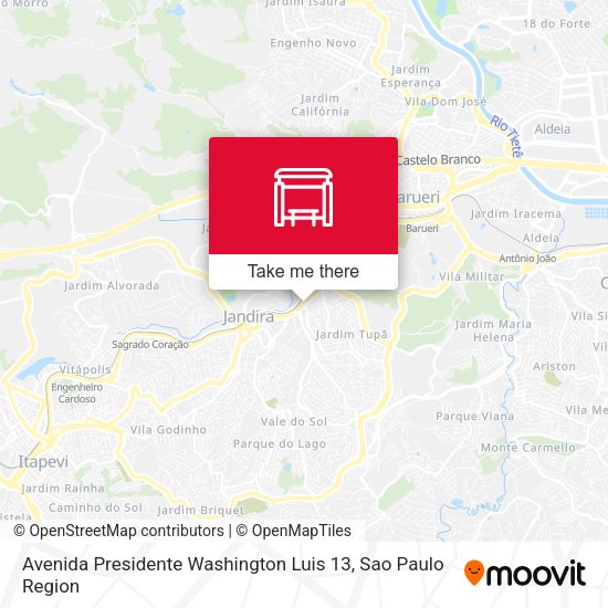 Avenida Presidente Washington Luis 13 map