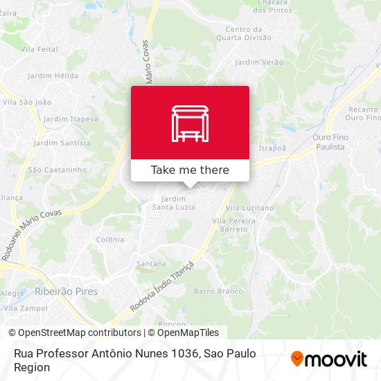 Rua Professor Antônio Nunes 1036 map