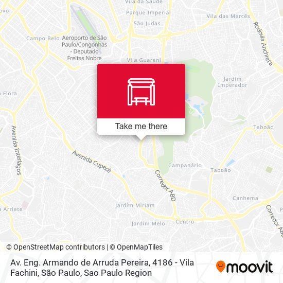 Av. Eng. Armando de Arruda Pereira, 4186 - Vila Fachini, São Paulo map