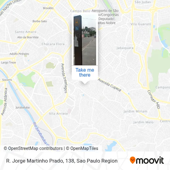 R. Jorge Martinho Prado, 138 map