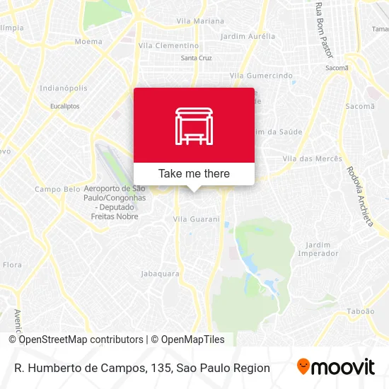 R. Humberto de Campos, 135 map