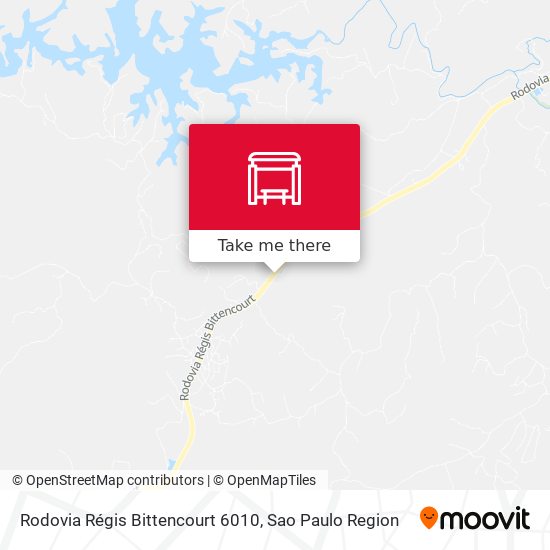 Rodovia Régis Bittencourt 6010 map