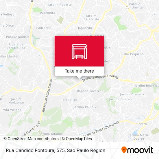 Rua Cândido Fontoura, 575 map