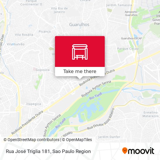 Rua José Triglia 181 map