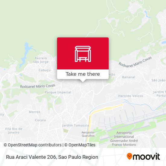 Rua Araci Valente 206 map