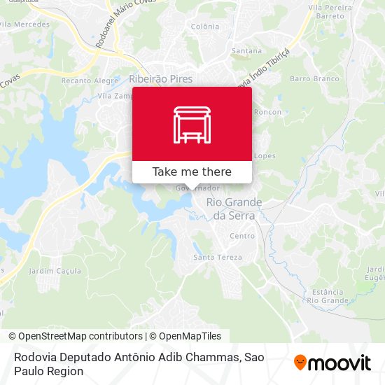 Rodovia Deputado Antônio Adib Chammas map