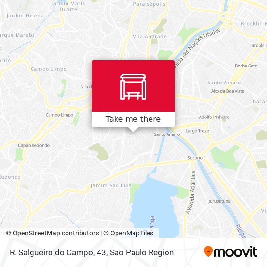R. Salgueiro do Campo, 43 map