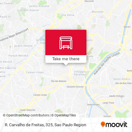 R. Carvalho de Freitas, 325 map