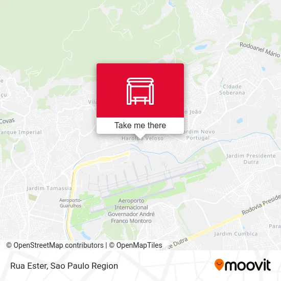 Rua Ester map