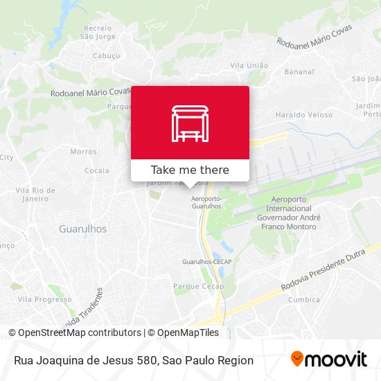 Rua Joaquina de Jesus 580 map