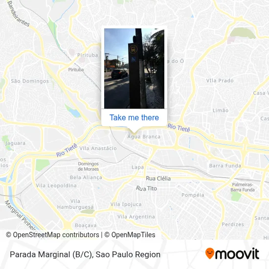 Parada Marginal (B/C) map