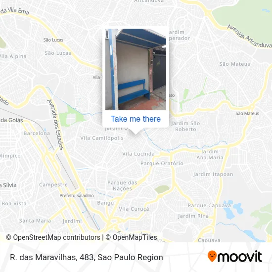 R. das Maravilhas, 483 map