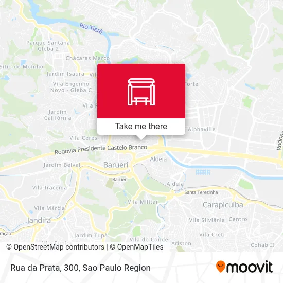 Rua da Prata, 300 map