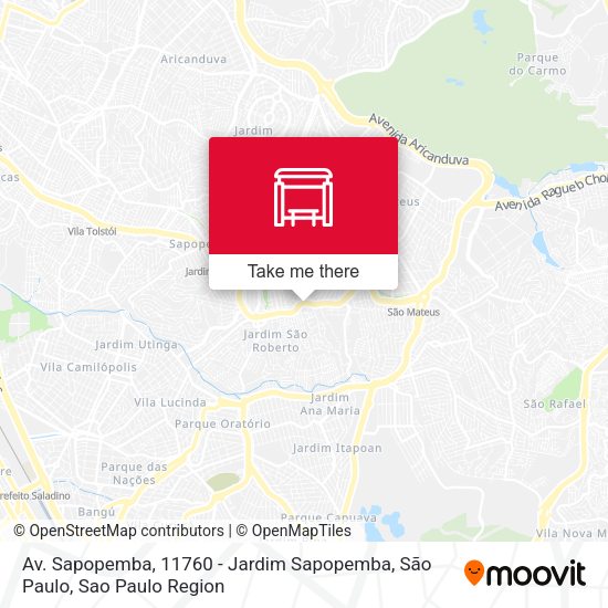 Av. Sapopemba, 11760 - Jardim Sapopemba, São Paulo map