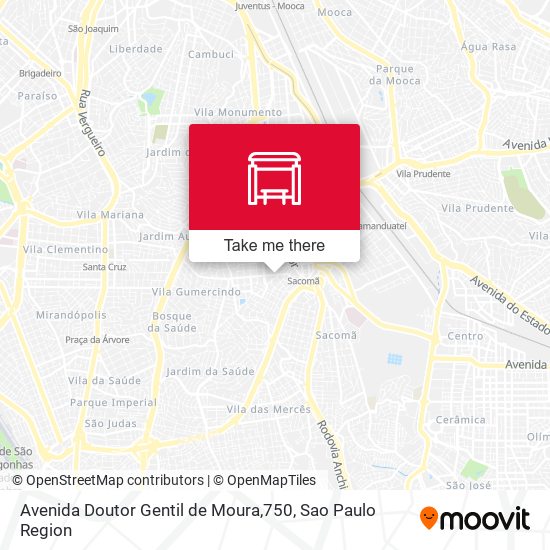 Avenida Doutor Gentil de Moura,750 map