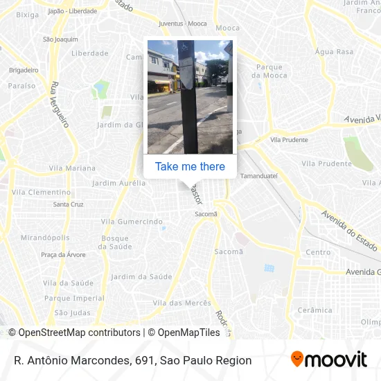 R. Antônio Marcondes, 691 map