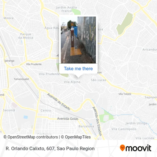 R. Orlando Calixto, 607 map