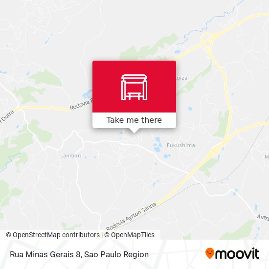 Mapa Rua Minas Gerais 8