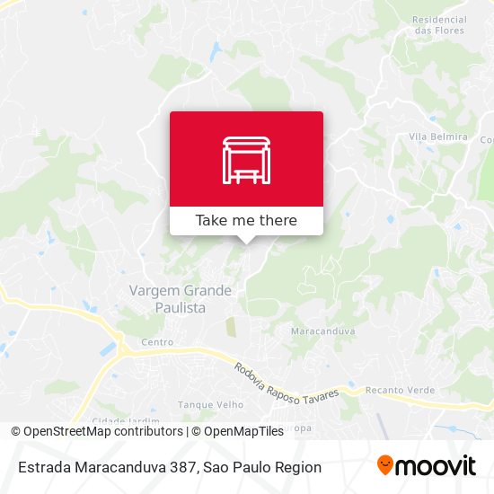 Estrada Maracanduva 387 map