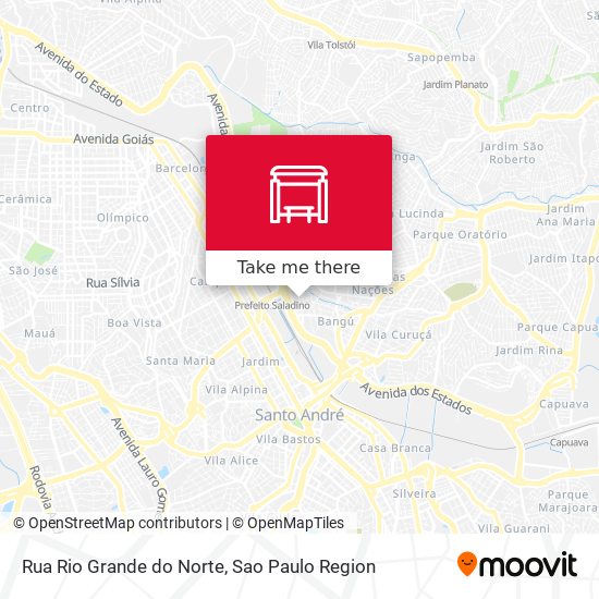 Rua Rio Grande do Norte map