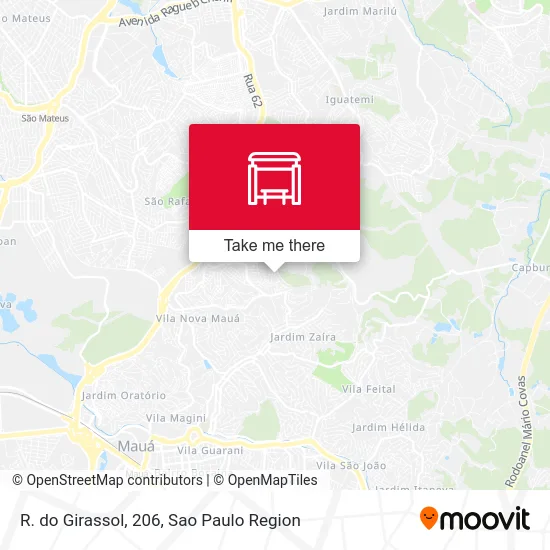 R. do Girassol, 206 map