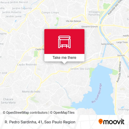R. Pedro Sardinha, 41 map