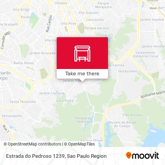 Estrada do Pedroso 1239 map