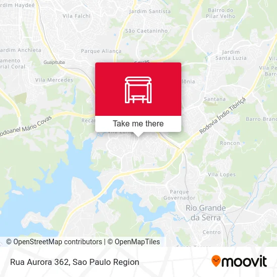 Rua Aurora 362 map