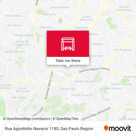 Rua Agostinho Navarro 1185 map