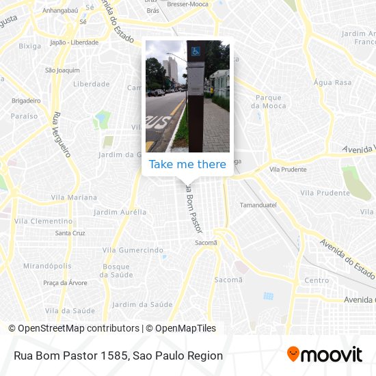 Rua Bom Pastor 1585 map