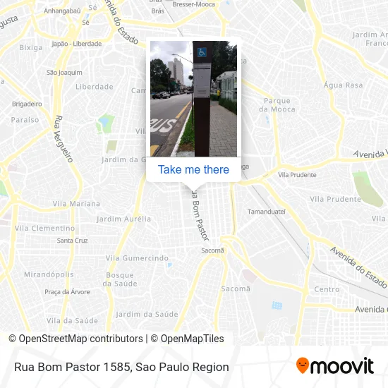 Rua Bom Pastor 1585 map