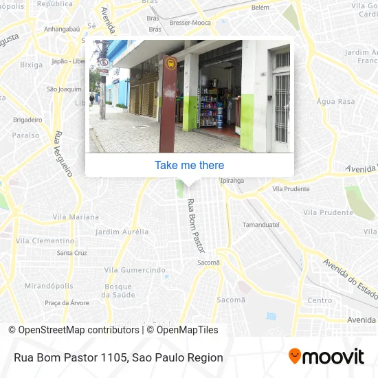 Rua Bom Pastor 1105 map